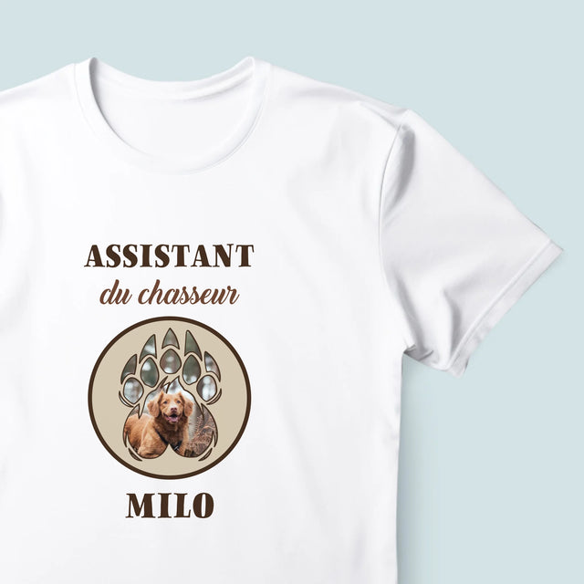 Forme Des Photos: Assistant Du Chasseur - T-Shirt Pour Hommes