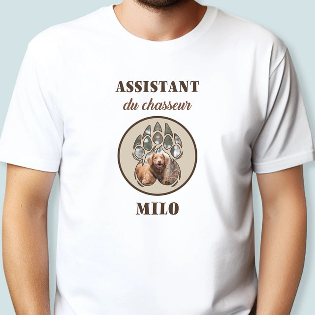 Forme Des Photos: Assistant Du Chasseur - T-Shirt Pour Hommes