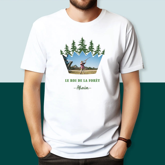 Forme Des Photos: Le Roi De La Forêt - T-Shirt Pour Hommes
