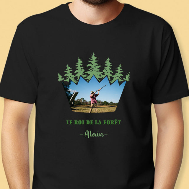 Forme Des Photos: Le Roi De La Forêt - T-Shirt Pour Hommes