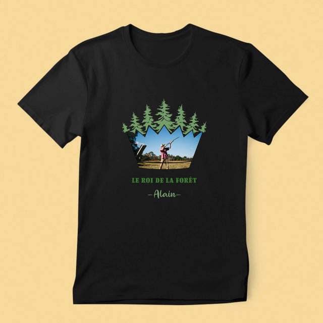 Forme Des Photos: Le Roi De La Forêt - T-Shirt Pour Hommes