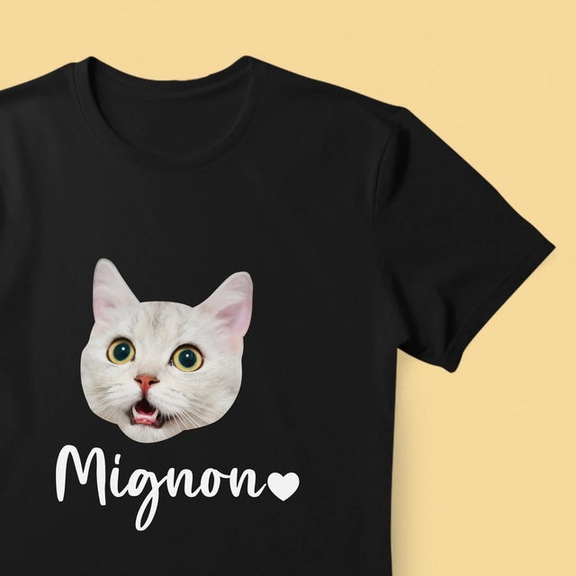 Ton Personnage: La Tête De Votre Chaton - T-Shirt Pour Hommes