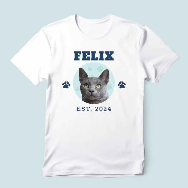 Ton Personnage: Ton Chat Varsity - T-Shirt Pour Hommes