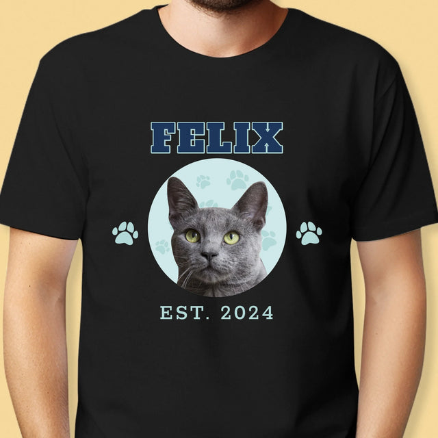 Ton Personnage: Ton Chat Varsity - T-Shirt Pour Hommes