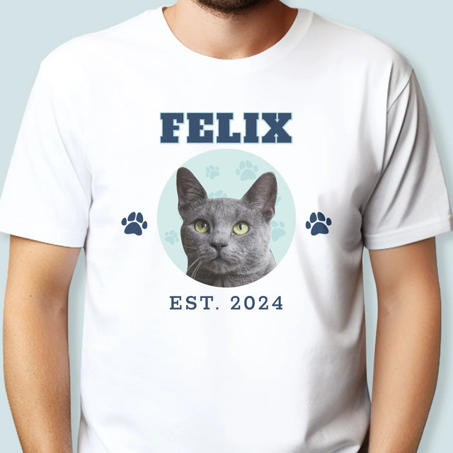 Ton Personnage: Ton Chat Varsity - T-Shirt Pour Hommes