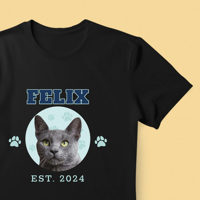 Ton Personnage: Ton Chat Varsity - T-Shirt Pour Hommes