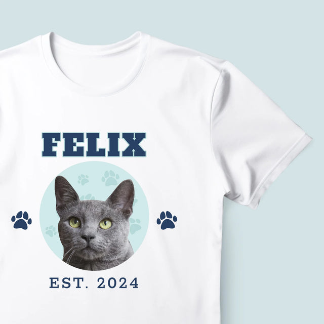 Ton Personnage: Ton Chat Varsity - T-Shirt Pour Hommes