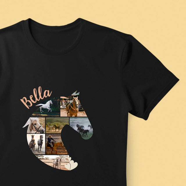 Forme Des Photos: Cheval - T-Shirt Pour Hommes