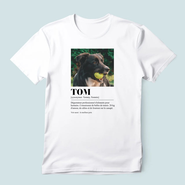 La Photo Et Un Texte: Animal, Définition - T-Shirt Pour Hommes