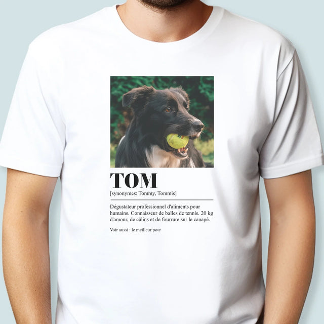 La Photo Et Un Texte: Animal, Définition - T-Shirt Pour Hommes