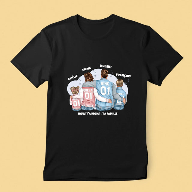 La Création Du Personnage: Famille En Sweatshirts - T-Shirt Pour Hommes