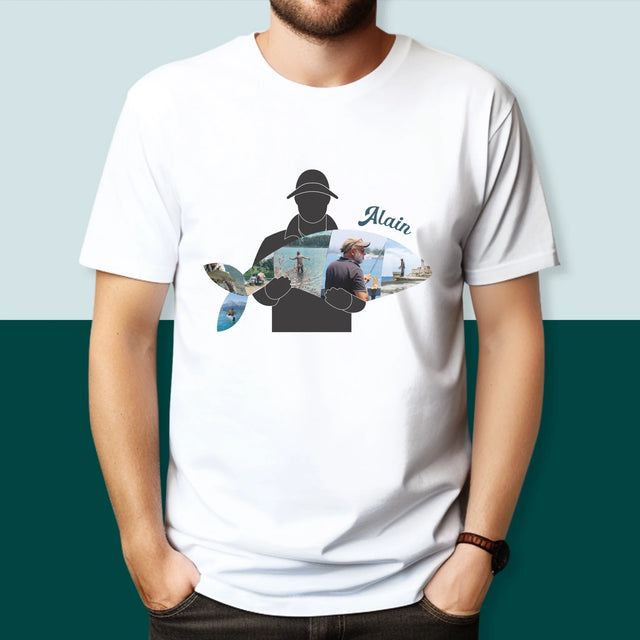 Forme Des Photos: Chaque Poisson - T-Shirt Pour Hommes