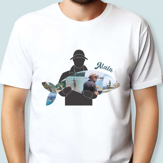Forme Des Photos: Chaque Poisson - T-Shirt Pour Hommes