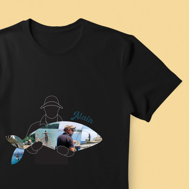 Forme Des Photos: Chaque Poisson - T-Shirt Pour Hommes