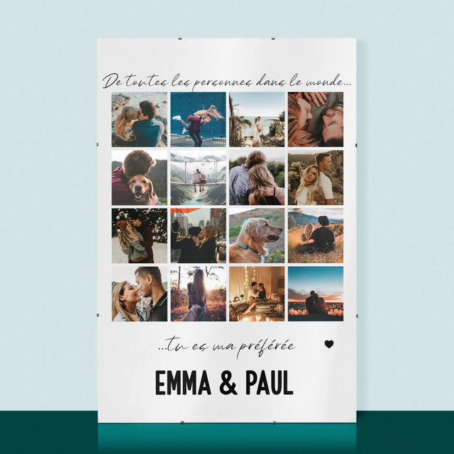 Le Collage Photo: De Toutes Les Personnes Dans Le Monde - Affiche