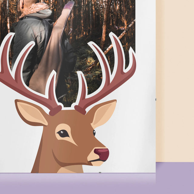 La Photo Et Un Texte: Le Cerf - Affiche