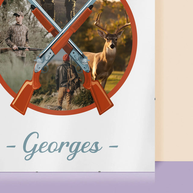 Le Collage Photo: Un Tireur De La Première Classe - Affiche