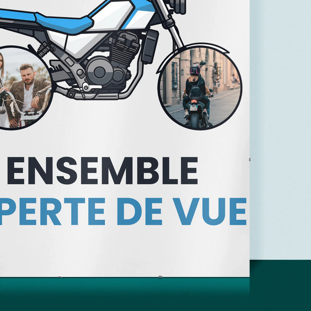 Le Collage Photo: Ensemble À Perte De Vue - Affiche