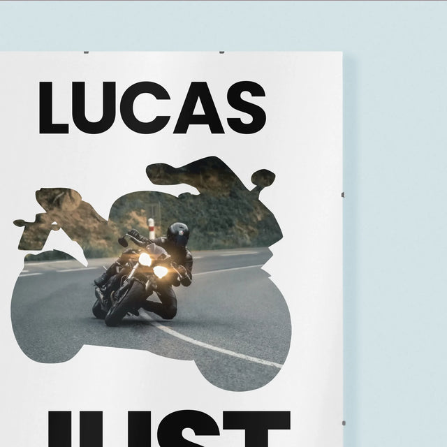 Forme Des Photos: Just Ride - Affiche