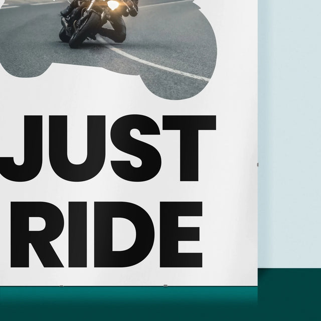 Forme Des Photos: Just Ride - Affiche