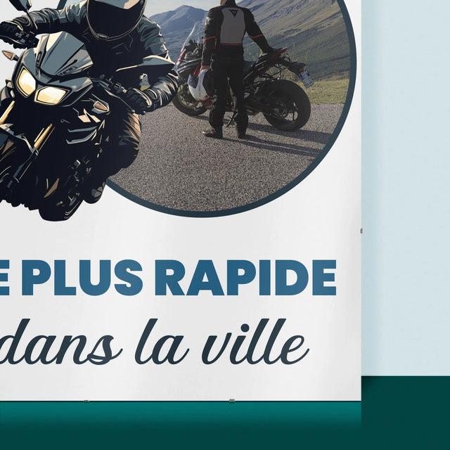La Photo Et Un Texte: Le Plus Rapide Dans La Ville - Affiche
