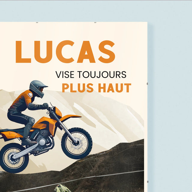 La Photo Et Un Texte: Il Vise Toujours Plus Haut - Affiche