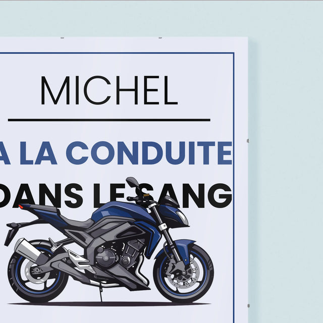 Le Collage Photo: La Conduite Dans Le Sang - Affiche