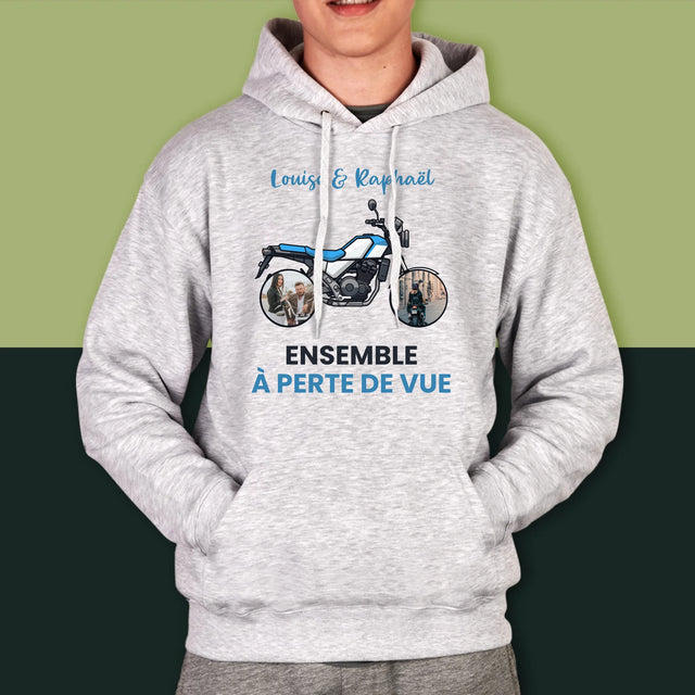 Le Collage Photo: Ensemble À Perte De Vue - Sweat À Capuche Pour Hommes