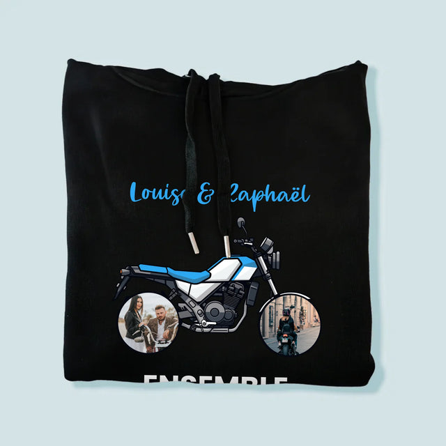 Le Collage Photo: Ensemble À Perte De Vue - Sweat À Capuche Pour Hommes