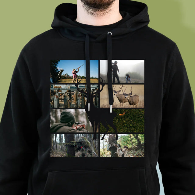 Le Collage Photo: Chasseur - Sweat À Capuche Pour Hommes