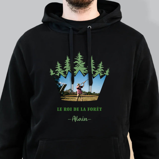 Forme Des Photos: Le Roi De La Forêt - Sweat À Capuche Pour Hommes