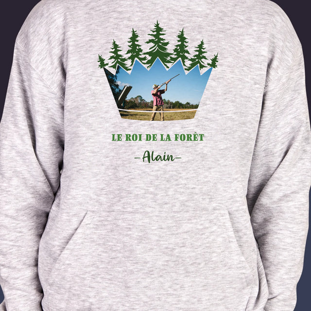 Forme Des Photos: Le Roi De La Forêt - Sweat À Capuche Pour Hommes