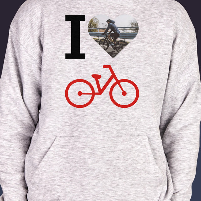 La Photo: I Love Vélo - Sweat À Capuche Pour Hommes