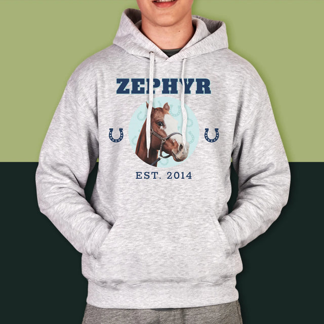 Ton Personnage: Ton Cheval Varsity - Sweat À Capuche Pour Hommes