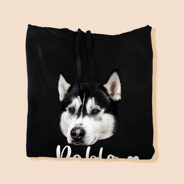 Ton Personnage: La Tête De Votre Chien - Sweat À Capuche Pour Hommes