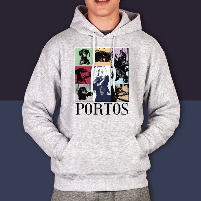 Le Collage Photo: L'Animal Comme Taylor - Sweat À Capuche Pour Hommes