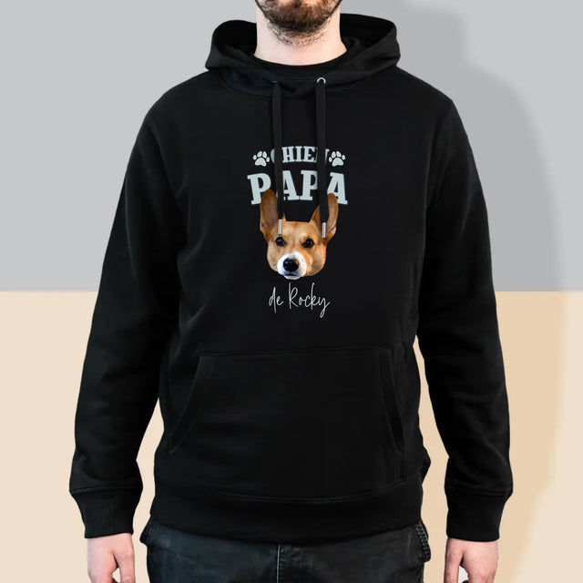 Ton Personnage: Chien Papa - Sweat À Capuche Pour Hommes