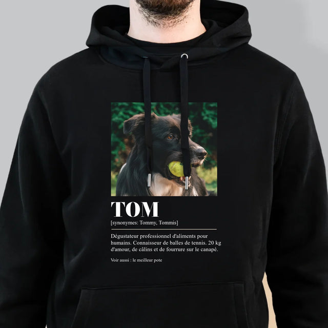 La Photo Et Un Texte: Animal, Définition - Sweat À Capuche Pour Hommes