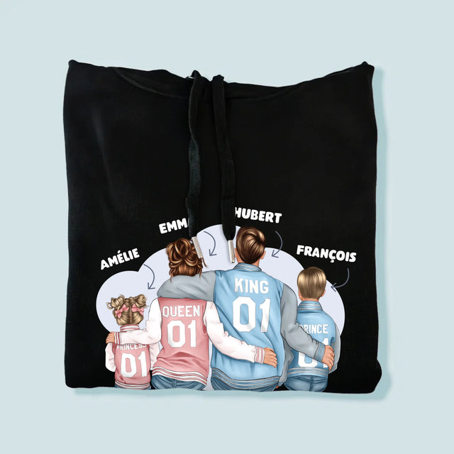 La Création Du Personnage: Famille En Sweatshirts - Sweat À Capuche Pour Hommes