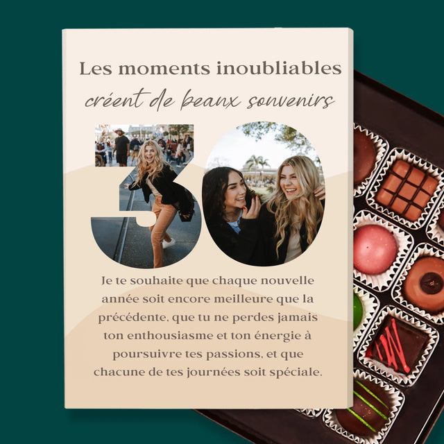 Collage Photo De Lettre: 30 Anniversaire - Pralines
