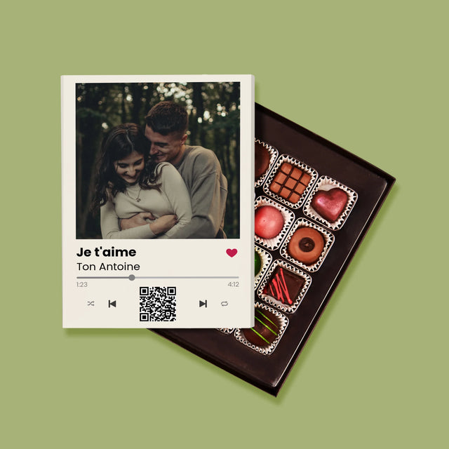 La Photo Et Un Texte: Spotify Avec Code Qr - Pralines