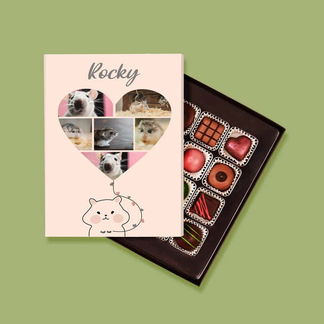 Le Collage Photo: Hamster - Pralines