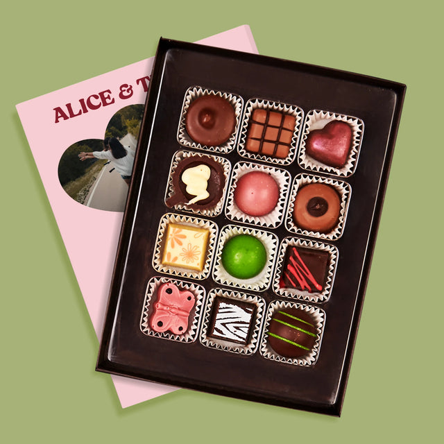 Le Collage Photo: L'Amour Sur Deux Roues - Pralines