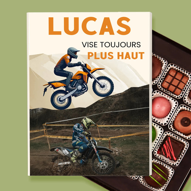 La Photo Et Un Texte: Il Vise Toujours Plus Haut - Pralines