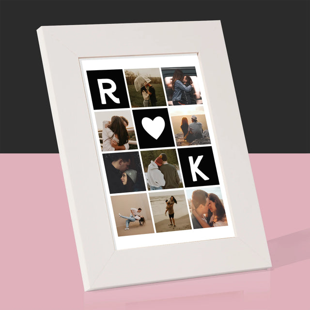 La Création Du Personnage: Couple  Cœur - Cadre Photo 