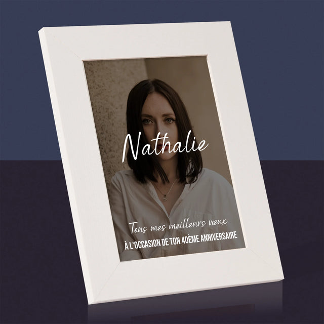 La Photo Et Un Texte: Spotify Avec Vos Photos Et Votre Code Qr - Cadre Photo 