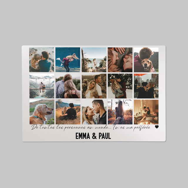 Le Collage Photo: De Toutes Les Personnes Dans Le Monde - Sous-Main Bureau