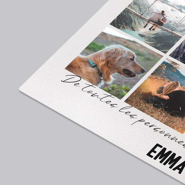 Le Collage Photo: De Toutes Les Personnes Dans Le Monde - Sous-Main Bureau