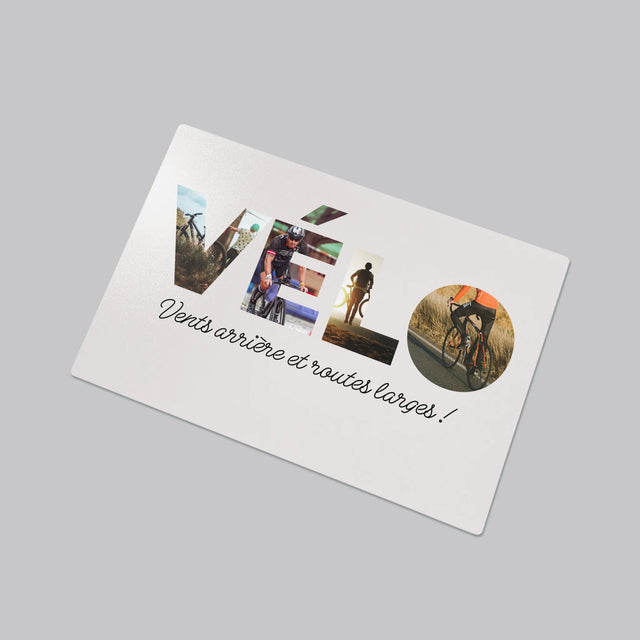 Collage Photo De Lettre: Vélo - Sous-Main Bureau