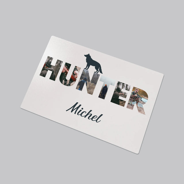 Collage Photo De Lettre: Hunter - Sous-Main Bureau